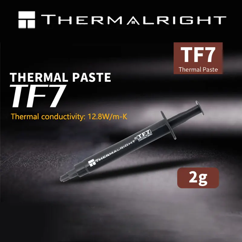 

Thermalright TF7 12.8 W/Mk Thermal Compound Paste High Performance Heatsink Paste For CPU GPU Graphics Card Cooling