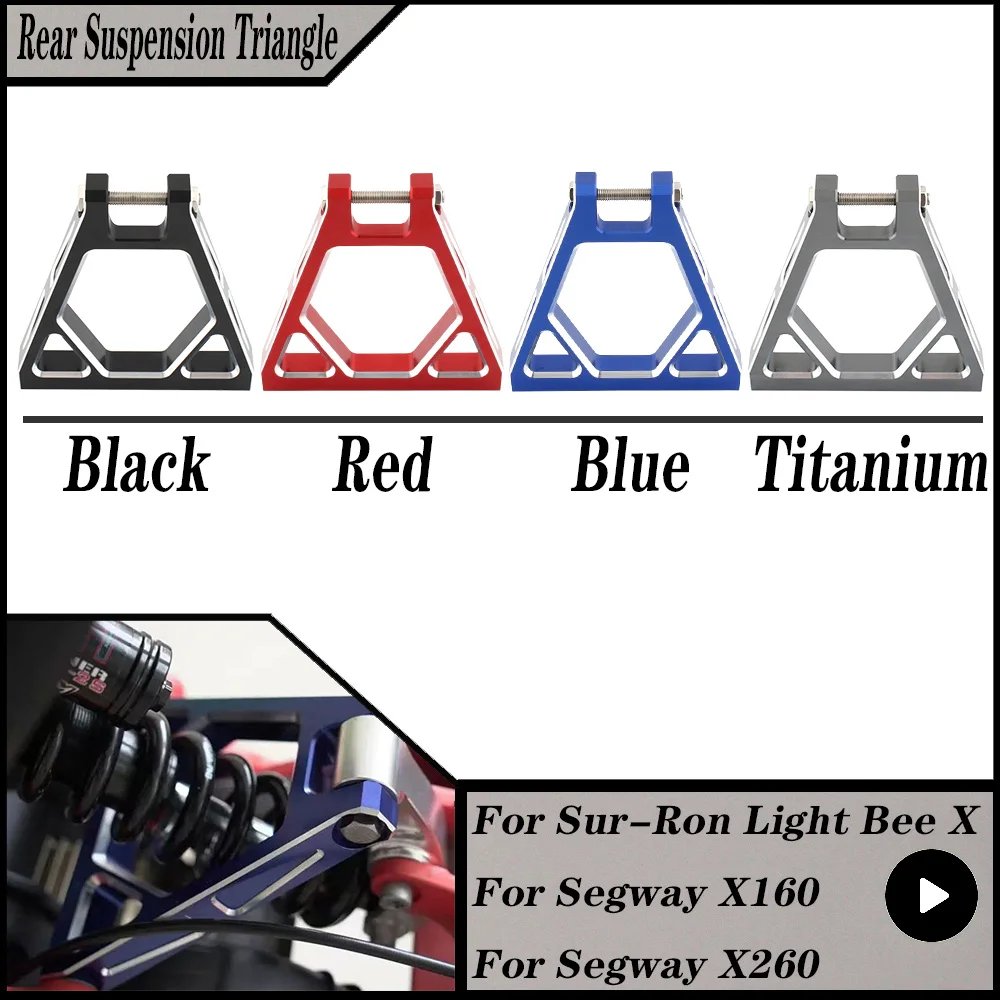 Soporte Triangular de Suspensión Trasera para Motocicleta Sur-Ron Light Bee X, Sur Ron X, Segway X160 X260, Kit de Accesorios para Motocross