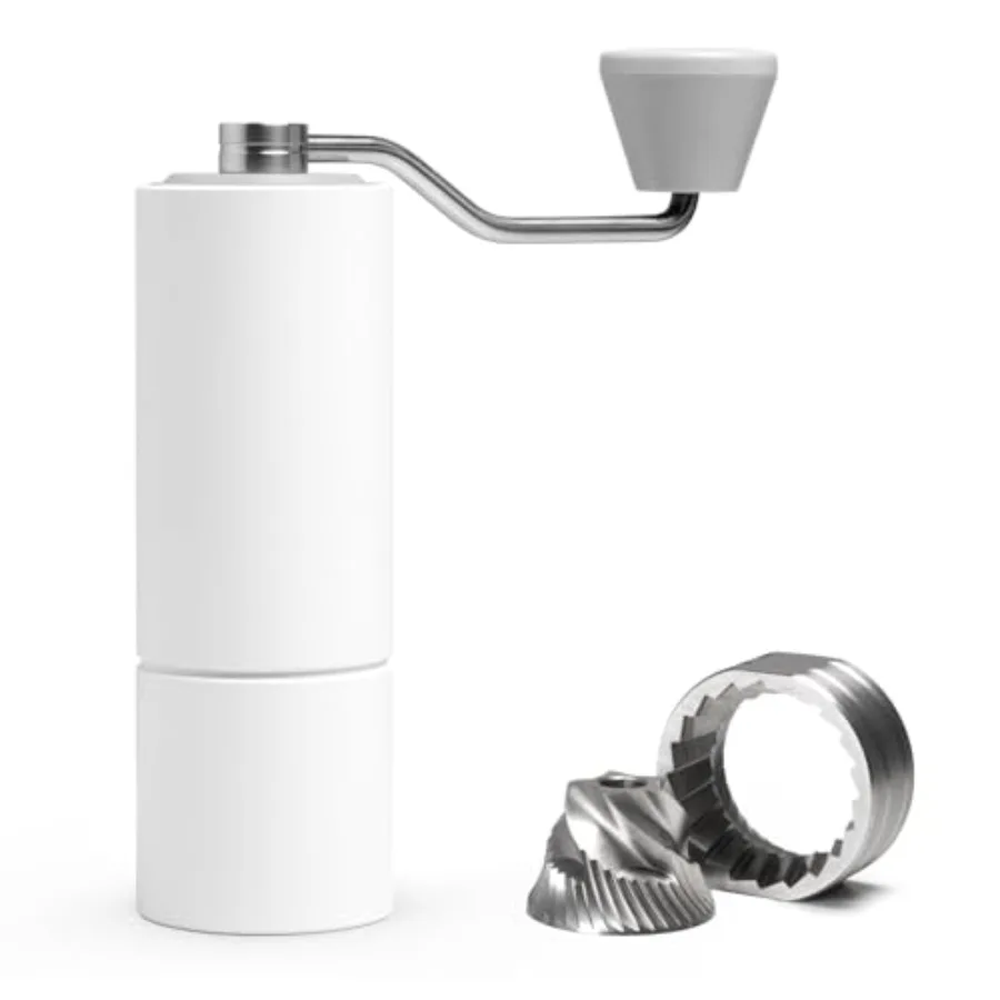 

Manual Coffee Grinder with Stainless Steel Conical Burr Coffee Grinder Chestnut C2 Internal Adjustable Setting Capacity 20g Pou