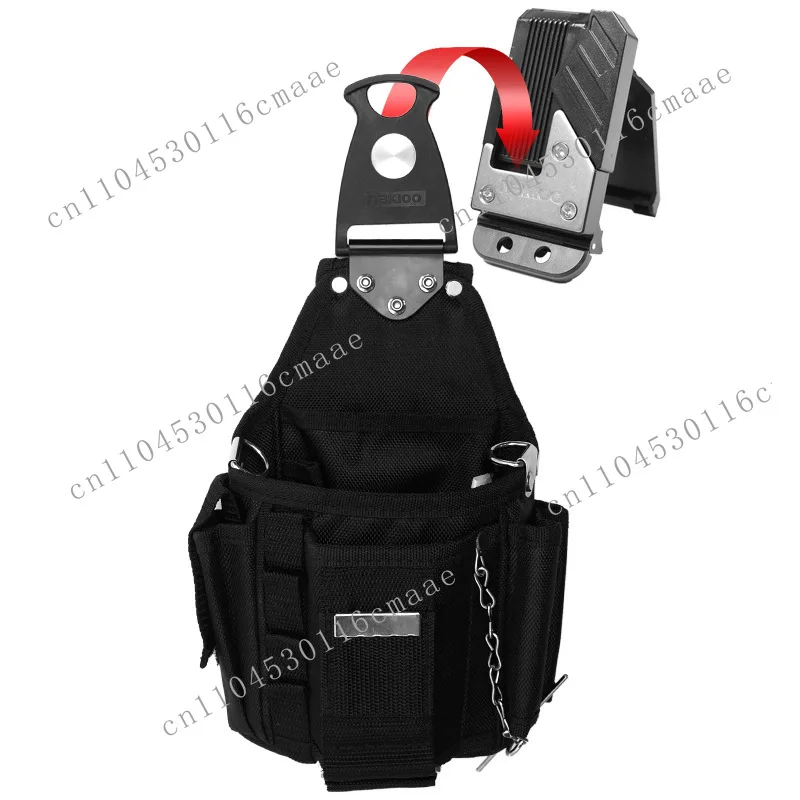 Kit modification Rotating fast hanging electrician fanny pack Tool belt waist hanging bag Quick hanging buckle Tool bag