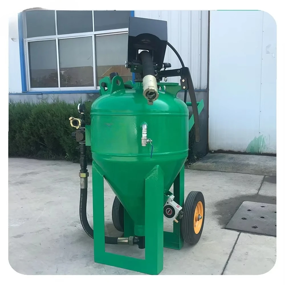150L-800L Portable Sandblasting Equipment High Pressure Abrasive Blaster Pot for Paint Stripping