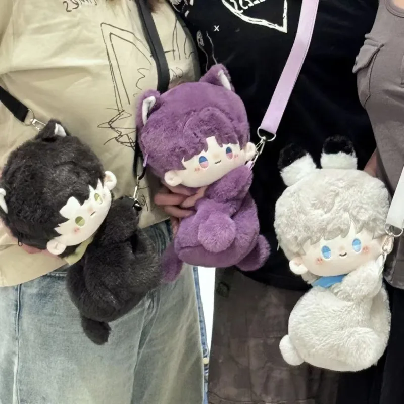 Anime Love and Deepspace Xavier Sylus Rafayel Zayne Cosplay Cartoon Fluffy Messenger Bag Maskottchen Ornament Mode Derivatives Geschenk