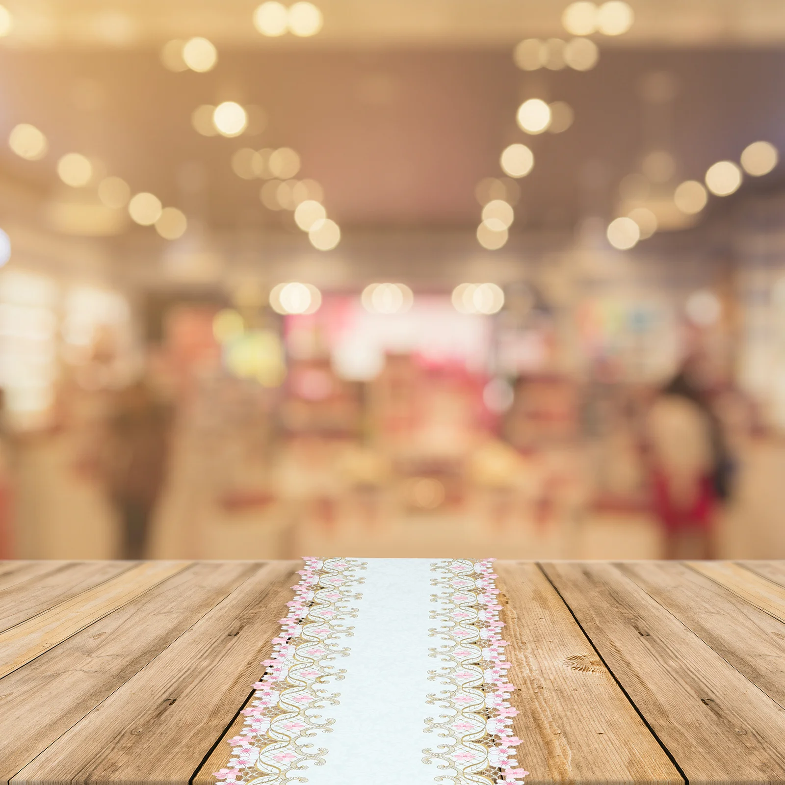 

Decorative Embroidered Table Runner Floral Home Decor Washable Stylish Kitchen Dining Tablecloth Table Runners