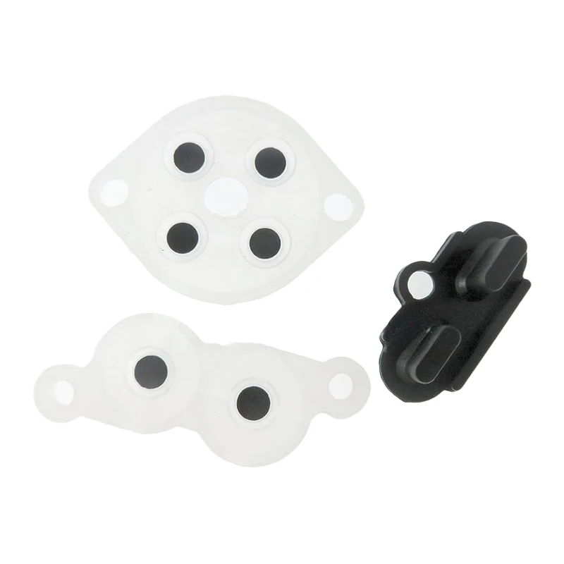 YuXi 1 Набор для NES проводящих клейких кнопок, сменный контроллер, стандартная резиновая подкладка для кнопок, резиновый коврик