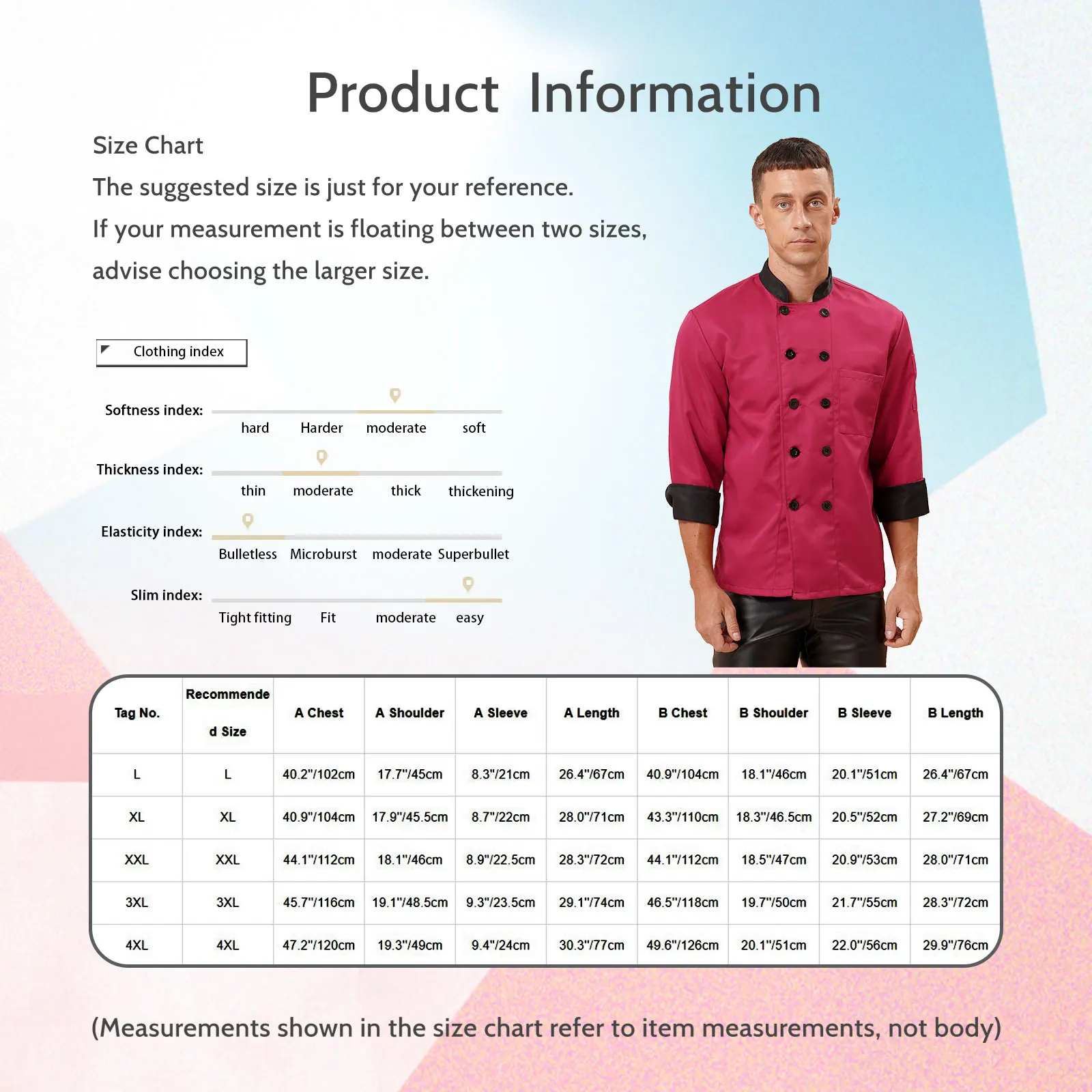 Mens Chef Uniform Women Food Service Jacket Contrast Color Stand Collar Cooks Coat for Hotel Restaurant Bakery Kitchen Canteen