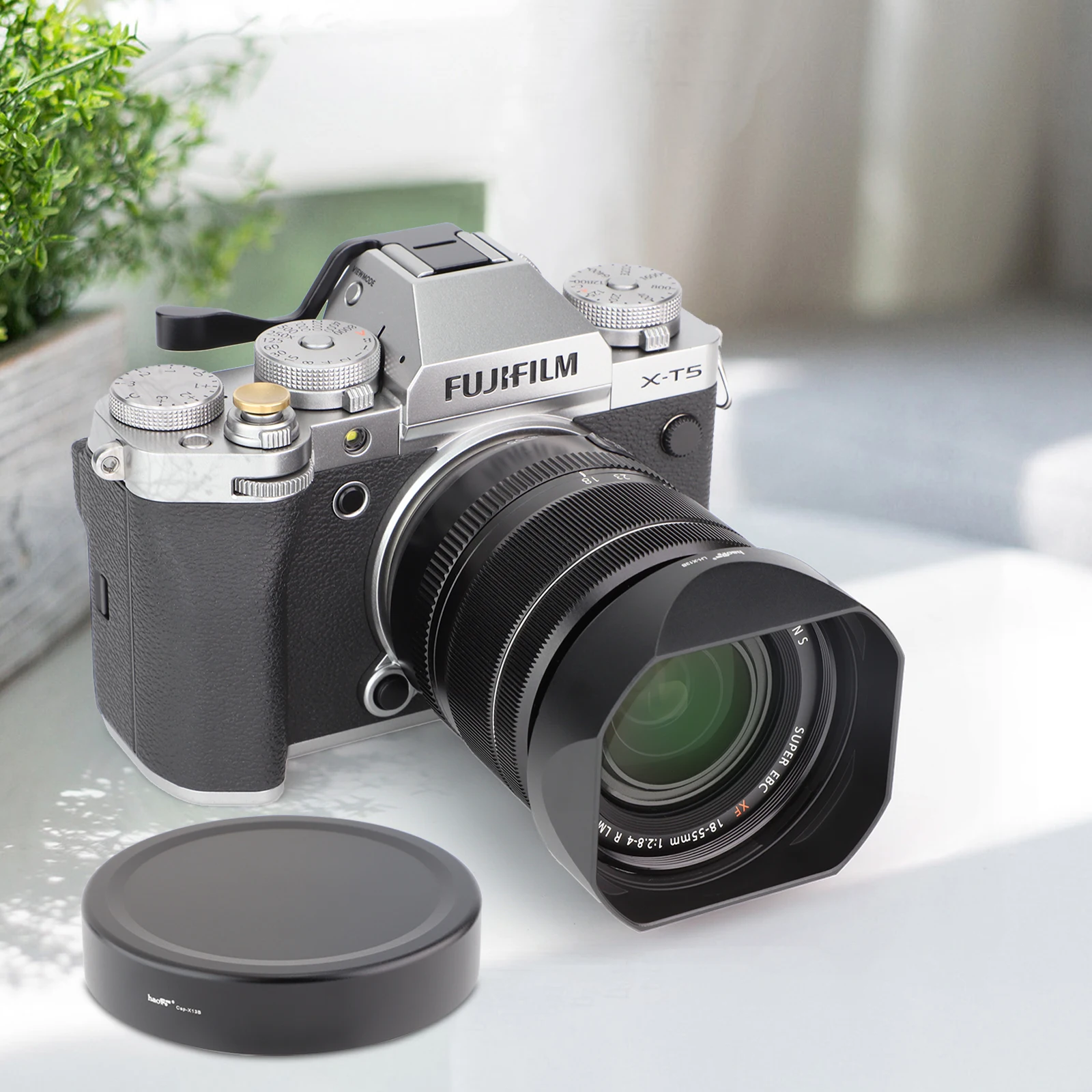 Haoge-lente de baioneta para fujifilm xf, câmera com lentes especiais para fuji xf, 18-55mm, lentes ornamentais e lentes fujinon xf, 14mm f2.8 r