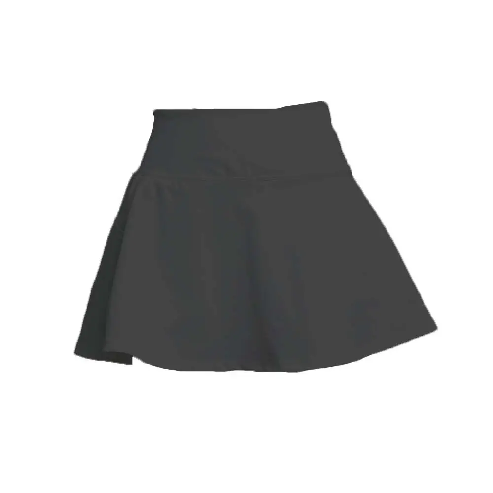 

Сплит 2 в 1, юбка для йоги, шорты с защитой от воздействия, эластичная спортивная юбка с высокой талией, спортивная одежда для спортзала, женская летняя юбка с безопасной подкладкой