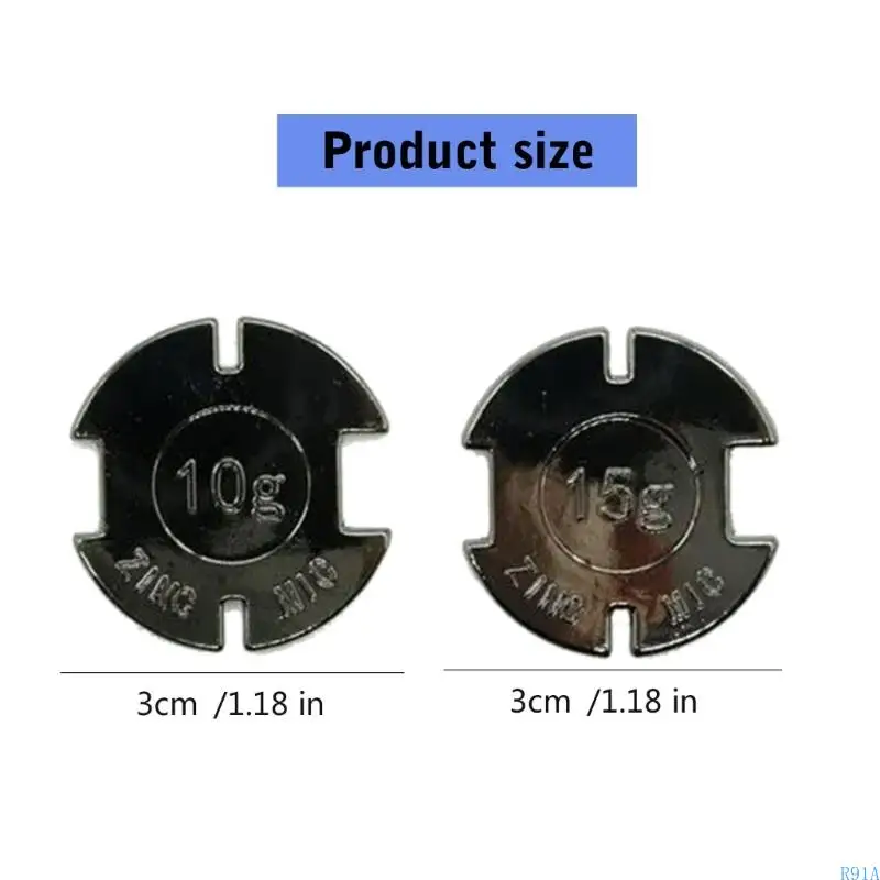 R91A Zinc Alloy 10g/15g Mouse Weight for GPW G502X GPROX SUPERLIGHT Models