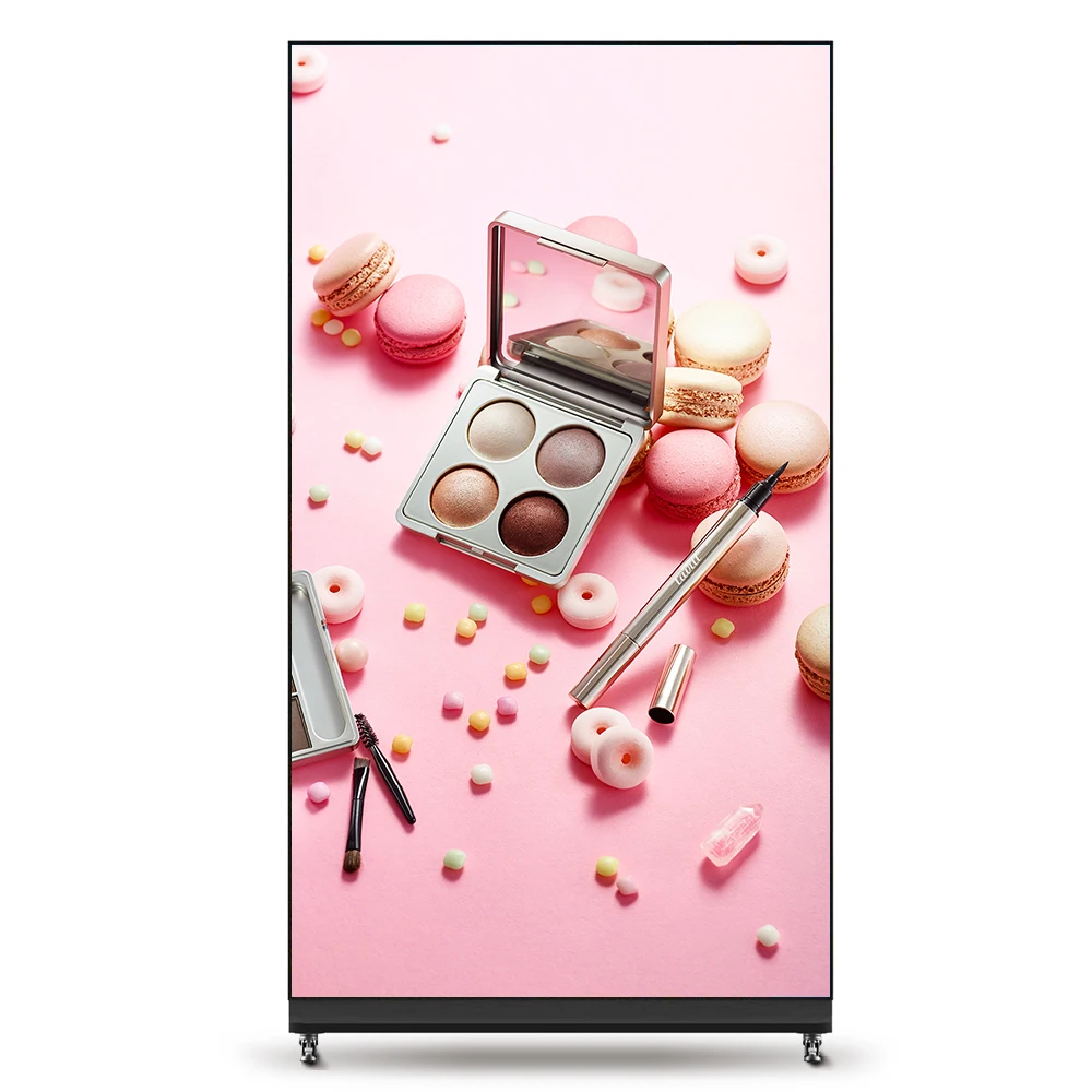 شاشة لمس LCD عالية السطوع 4K Android LCD داخلية 75 86 98 بوصة لافتات رقمية كاملة الشاشة