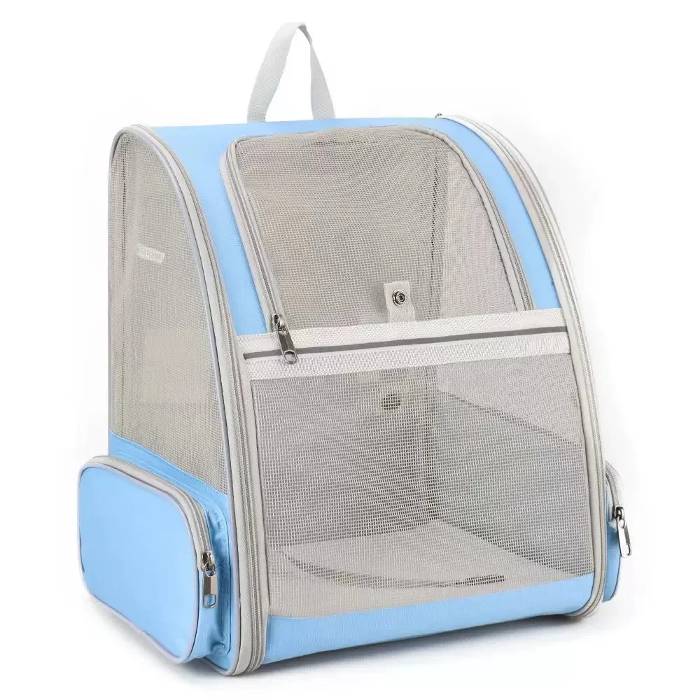 

Portable Pet Carrier Backpack Breathable Foldable Travel Puppy Bags Large Capacity Comfortable Cat Carrying Bag