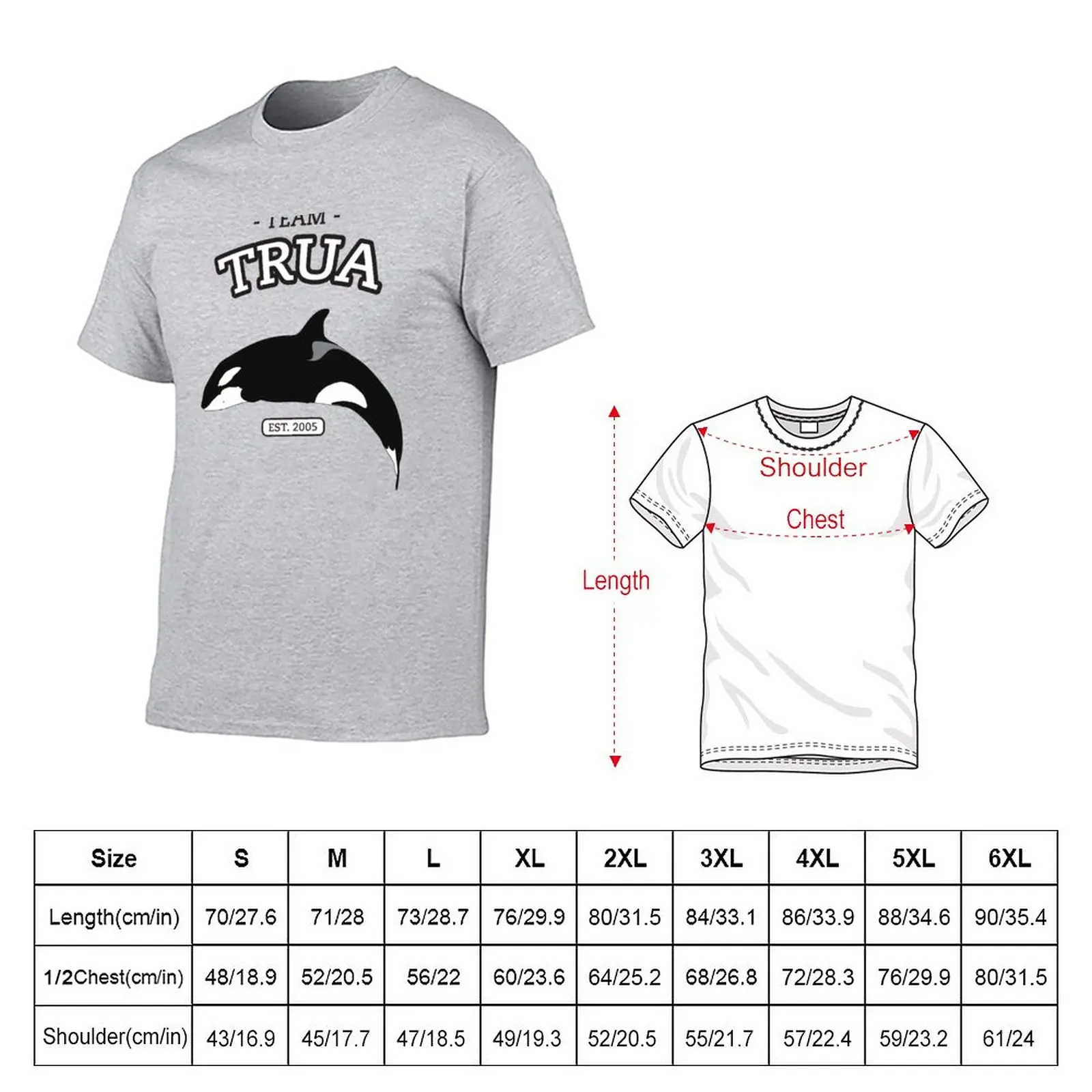 New Team Shamu - Trua T-Shirt sweat shirts graphic t shirts anime mens vintage t shirts