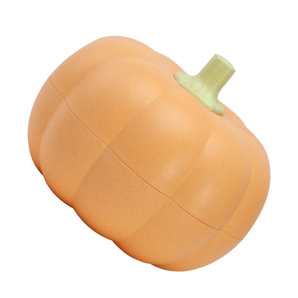 

Pumpkin Candy Box Household Storage Jar Moisture Proof Sealed Cover Multi- Accessory Desktop Food Container