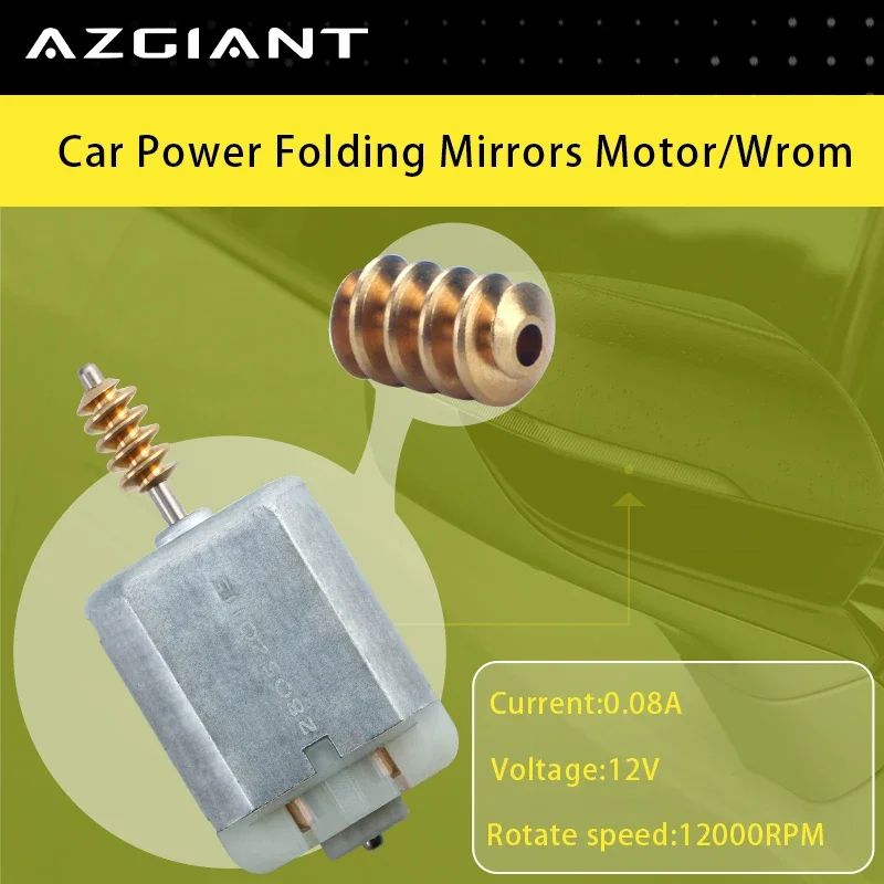 

Azgiant DC 12V High Torque Car Power Folding Side View Mirror Motors 1-2PCS Worm Gear Brand New For Hyundai Sonata 9/9 PHEV DIY