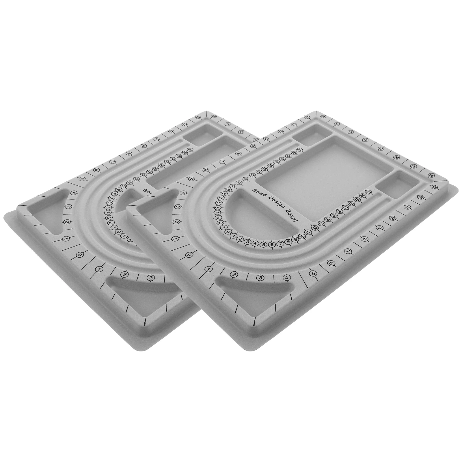 

2 Pcs Design Board Beading Tray Jewelry Jewelry Bead Design Boards Making DIY Sturdy Portable Craft Tool Storage