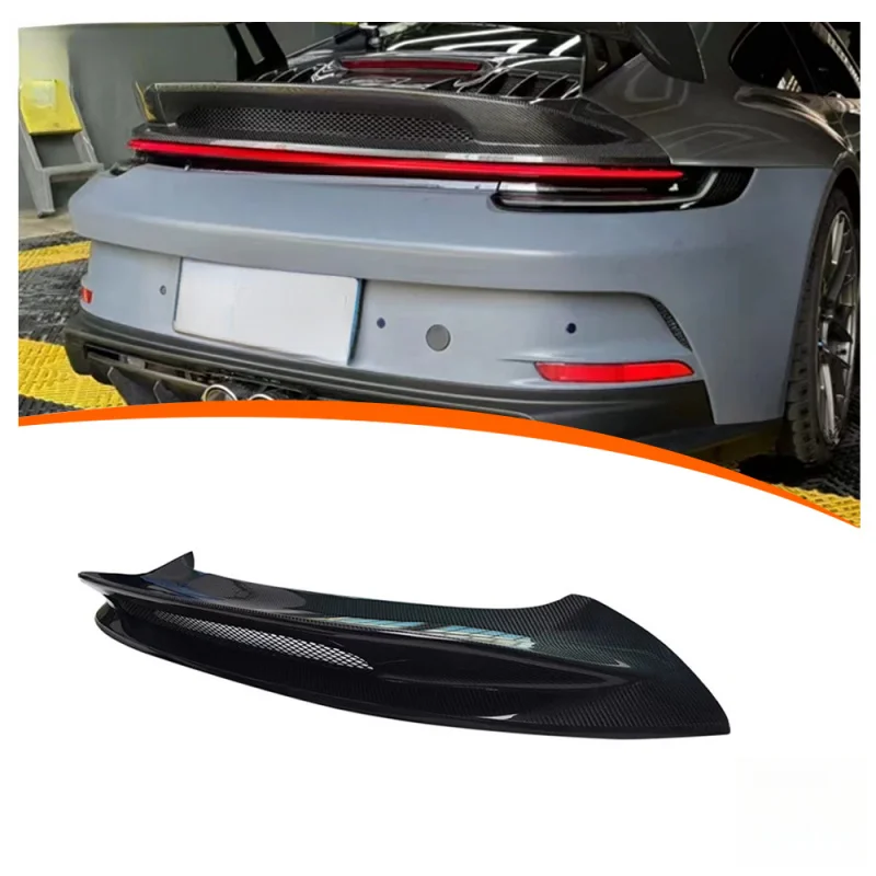 High Quality Lightweight Carbon Fiber Style Aerodynamic Rear Spoiler Body Modification Accessory Kit Fit 992 2020 Up