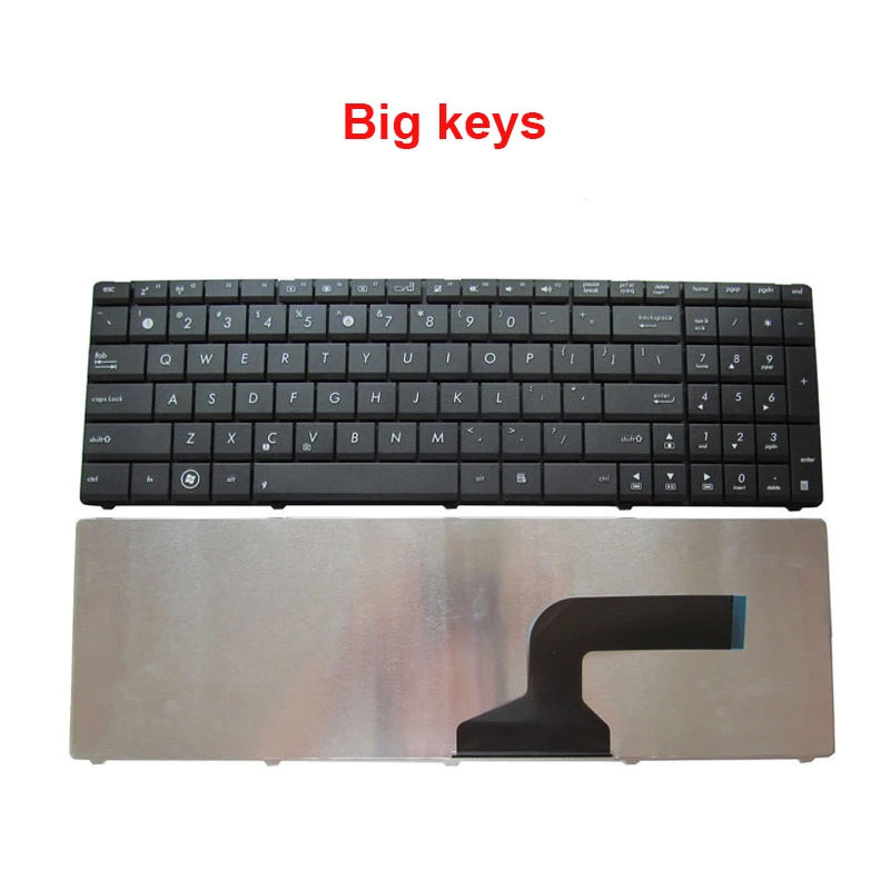 NEW Laptop Rreplacement Keyboard Compatible for ASUS K55D/DR A52L/J/F K52D/J/N/F/X N53 N53S/SV/SN/SM/T