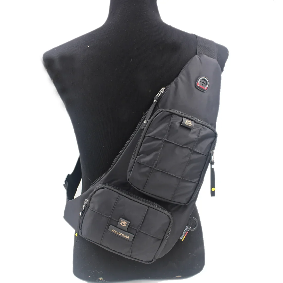 Mochila Oxford impermeable de alta calidad con eslinga para el pecho, mochila de viaje para hombre, bolsa cruzada, mochila