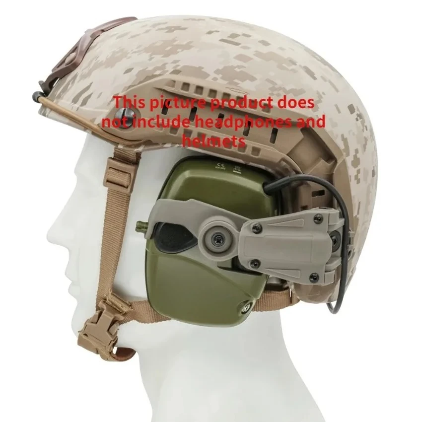 For Howard Leight ARC Helmet Mount Rail Adapter for Howard Leight Impact Sports Sound Amplified Electronic Shooting Headset