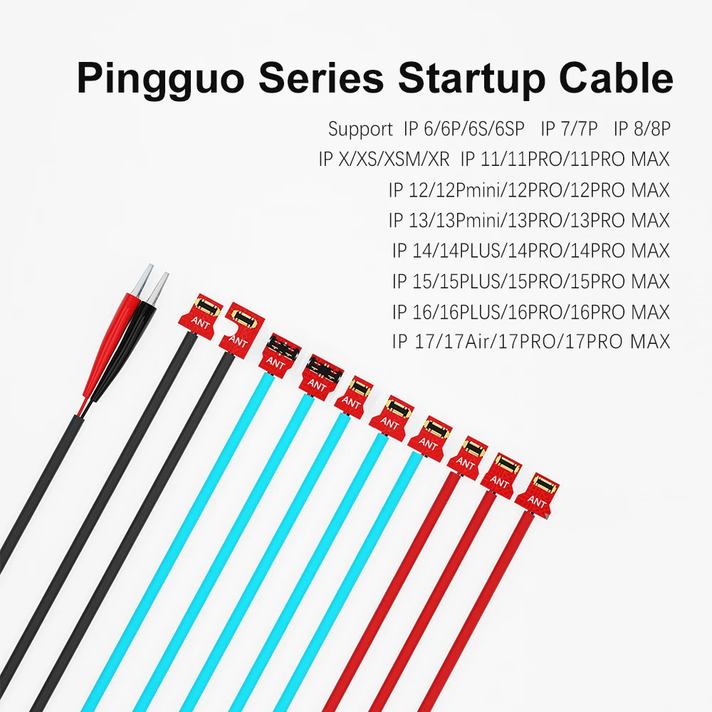 MaAnt M076P Boot Cable Power Start Up Line for iPhone 6 to 17  Phone Repair Stable Startup Soft Tensile Precise Fit