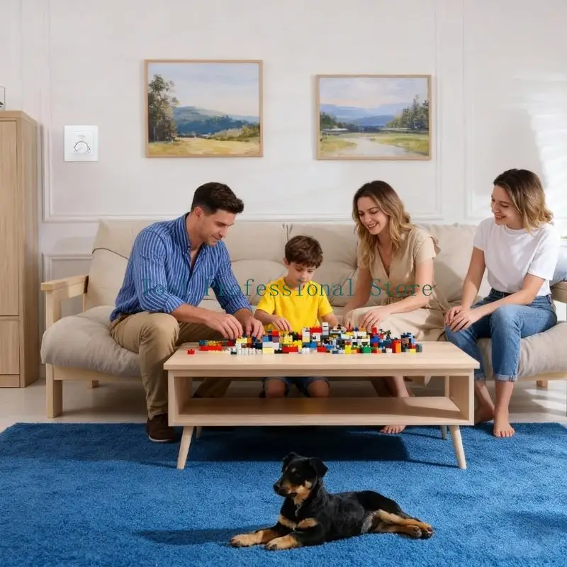 

57QF Manual Control Thermostat For Indoor Heating 16A 220VAC Wall Panel LED External Sensors Energy Efficient