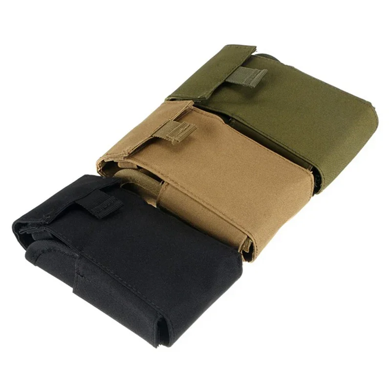 Bolsa tática saco de concha de caça calibre 12 25 redondo edc molle revista bolsa balas pacote airsoft tiro caça accessaries