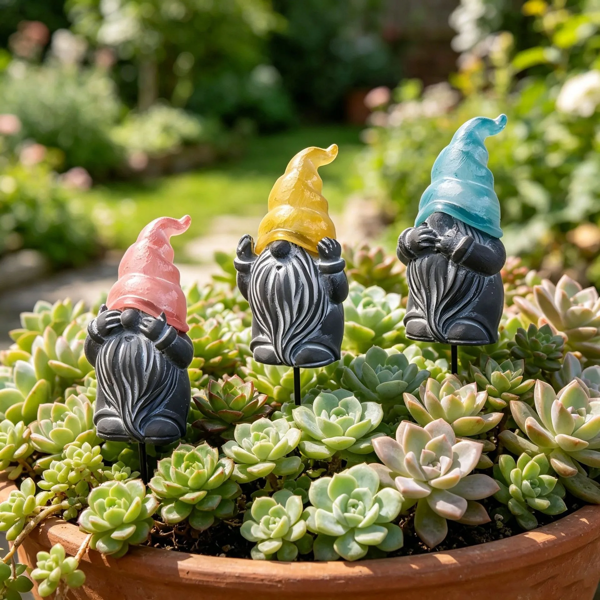 Creative Miniature Garden Gnomes – Garden Orcs – Garden and Courtyard Decorative Ornaments and Miniature Figurines