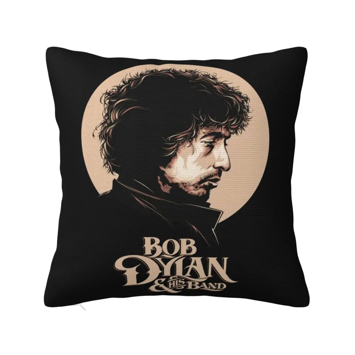 Quality Bob Dylan In Men's S Rock Band Men Cotton Designing Text Male Cute Logo Winter Geek Pillow Case