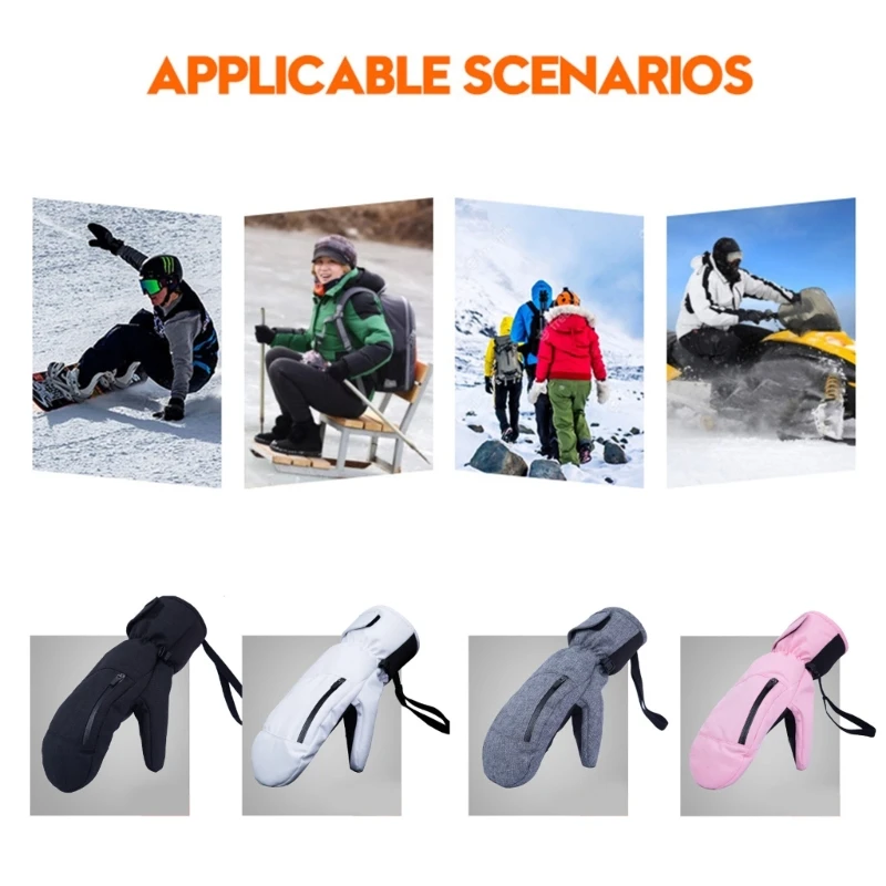 Männer Frauen Ski Handschuhe Atmungsaktive Ski Handschuhe Snowboard Handschuhe mit Touch-Screen