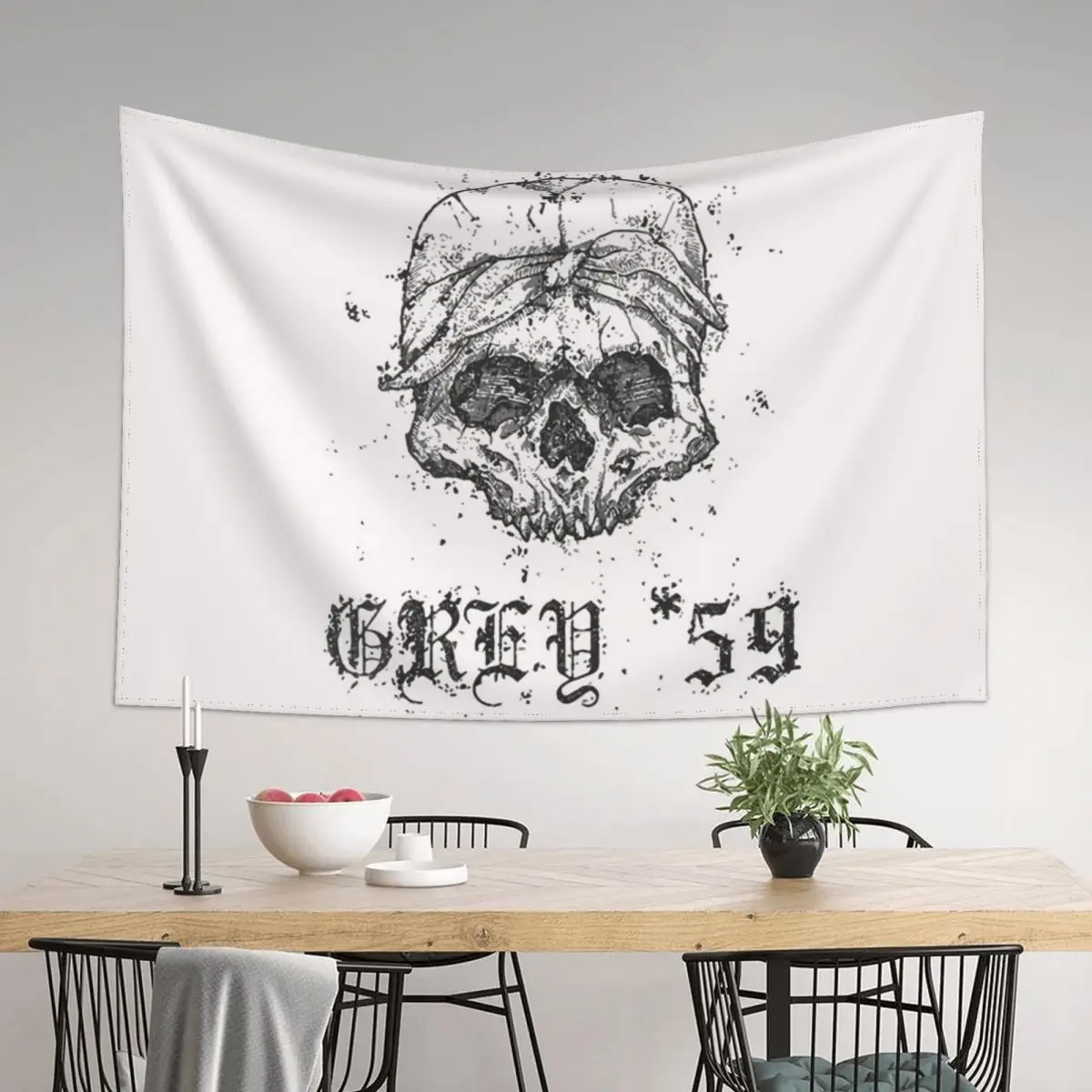 

Grey 59 Tapestry Decorative Wall Mural On The Wall Room Aesthetic Decor Bedroom Decor Aesthetic Tapestry