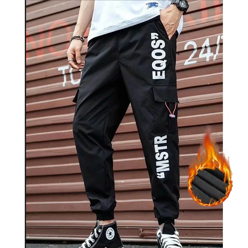 

Winter cotton pants for men with thick fleece and warm pants worn with pure cotton as the base cool and extra thick windproof