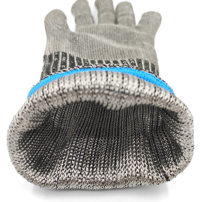 NMSafety New Arrive High Quality Long Stainless Steel Wire Butcher Mesh Protection Meat Gloves