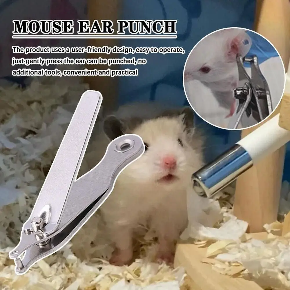 Animal Experimental Ear Punch Mouse Ear Punch Nail Cliper Ear Tag Ear Hole Punch Punching Shears