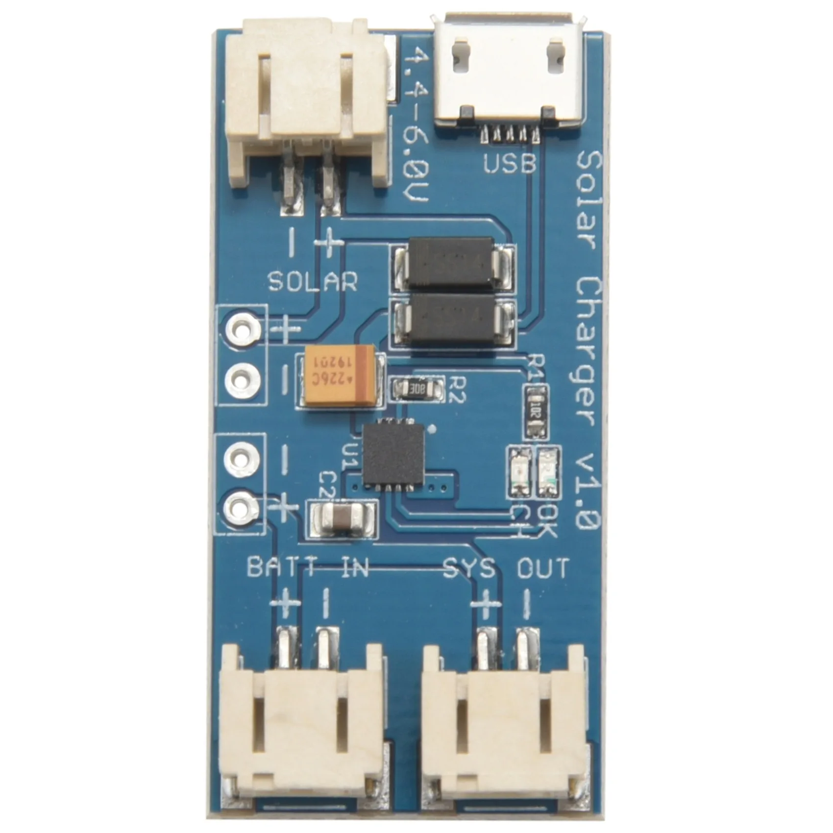 Módulo Mini Solar Lipo Charger Board, bateria De Lítio, CN3065