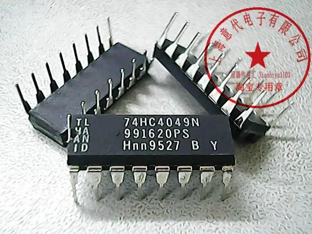 10Pcs 74HC4049N 4049 C4049N DIP-16 new and original Hex inverting high-to-low level shifter IC