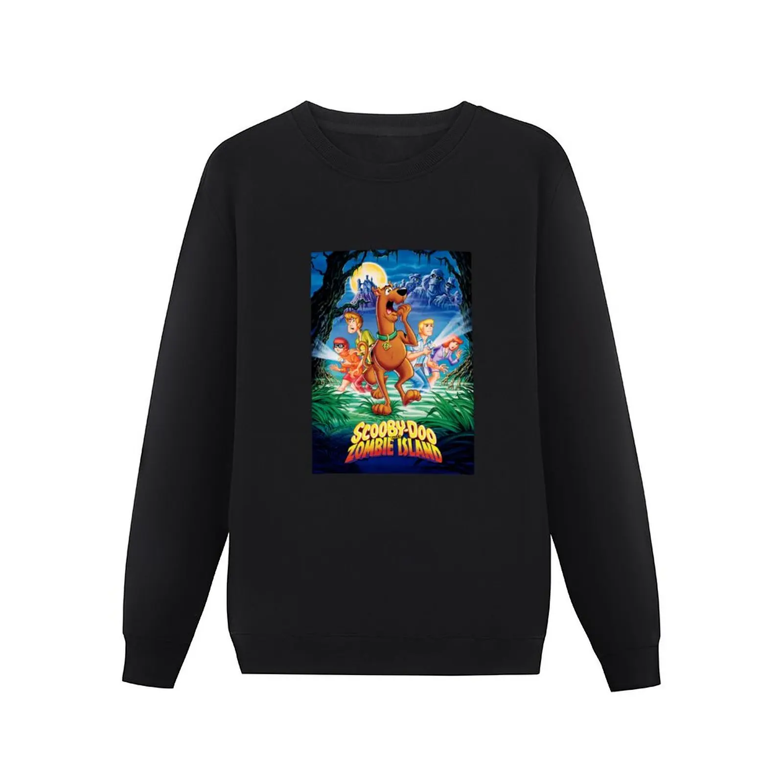 cooby Doo on Zombie Pullover Hoodie anime clothes sweatshirts for men