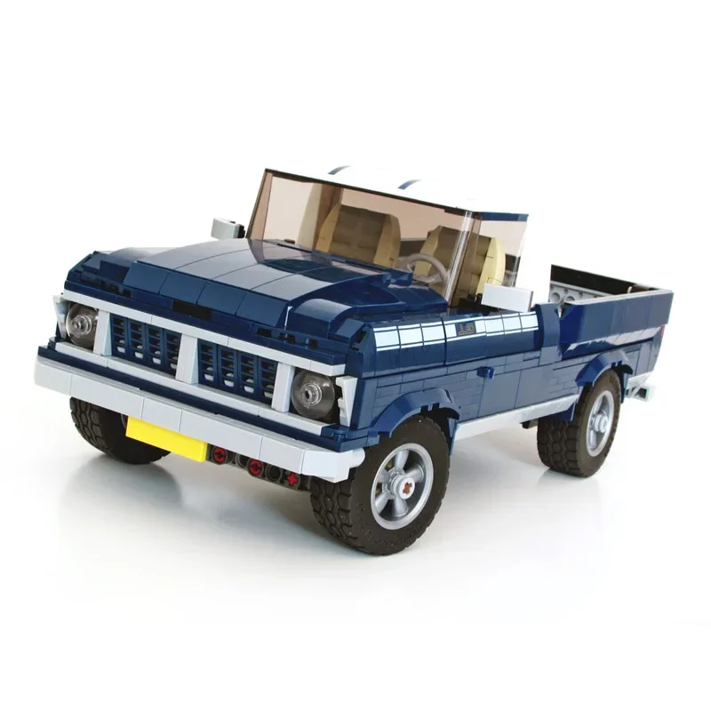 Mustang Shelby GT500 Convertible Cobra Roadster Auto Bouwstenen F150 Raptor Klassieke Pickup DIY Voertuig Bakstenen 10265 Speelgoed Cadeau