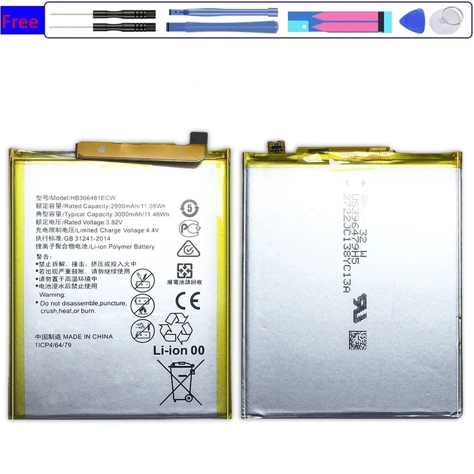 Battery For Huawei Nova 2 3 4/Enjoy 5S 6S 8E, for Honor 5C 6C 6A 7A 7C 7X 8 8A 8S 8X 9 9i/Y5 Y6 II Pro 2017/P8 P9 P10 Lite mini