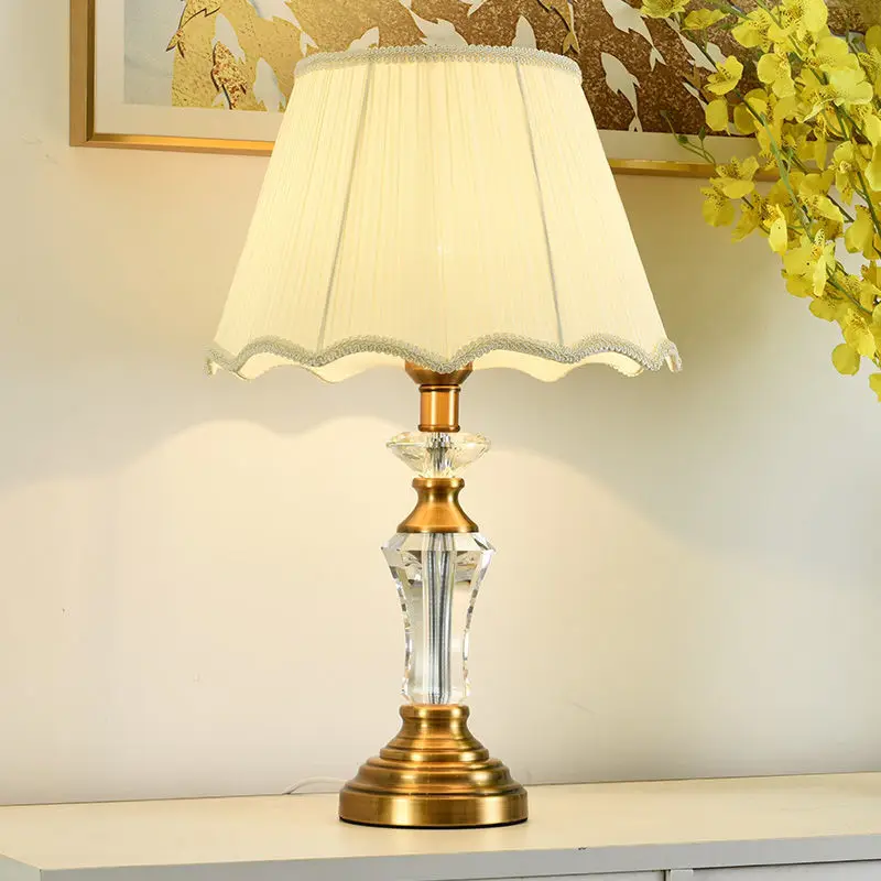 

American desk lamp, bedroom desk lamp, bedside lamp, dimmable, simple and modern