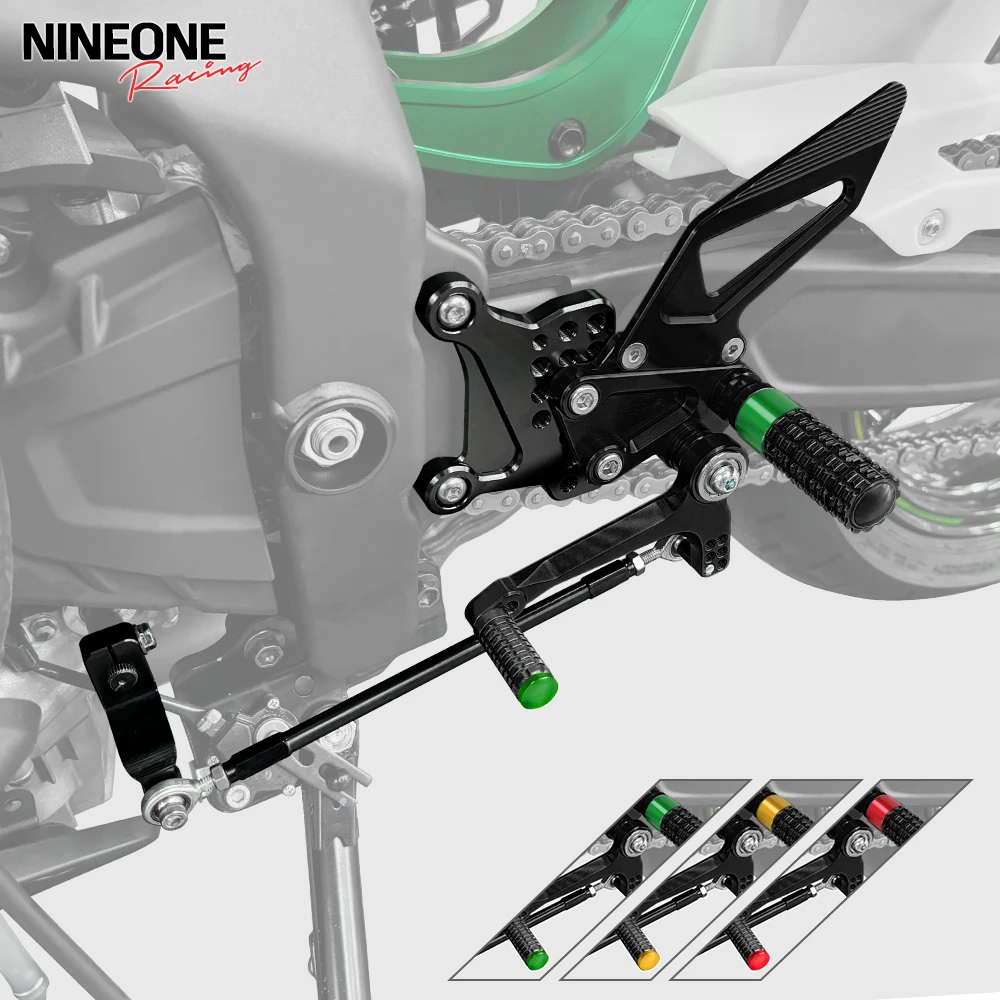 لكاواساكي نينجا ZX4R ZX4RR ZX25R مجموعة خلفية قابلة للتعديل أطقم خلفية ZX4R ZX25R مجموعة خطوة خلفية 4 موضع