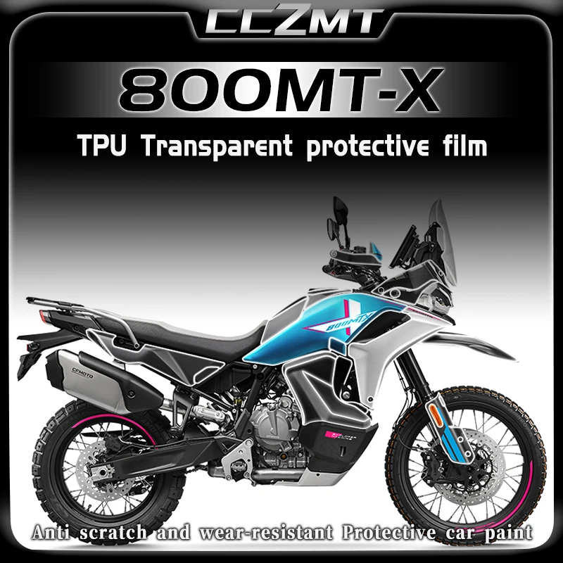 

Для CFMOTO 800MT-X 800 MTX MTX800 800mtx 2024 невидимая пленка для автомобильного чехла, прозрачная защитная наклейка, аксессуары для модификации