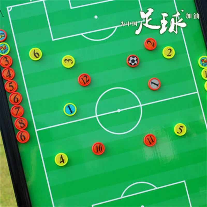 MK-866 Soccer Coaching Board With Holder Magnetic Football Coach Tactical Plate Tripod Retractable Super Big Book Se 615*460mm