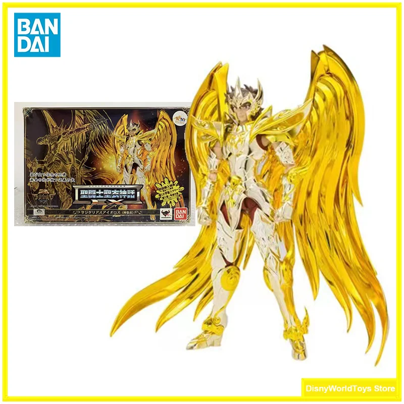 

100% оригинал BANDAI Saint Cloth Myth EX Sagittarius Aiolos God Cloth Saint Seiya Soul of Gold В наличии Аниме Фигурки Модель Игрушки