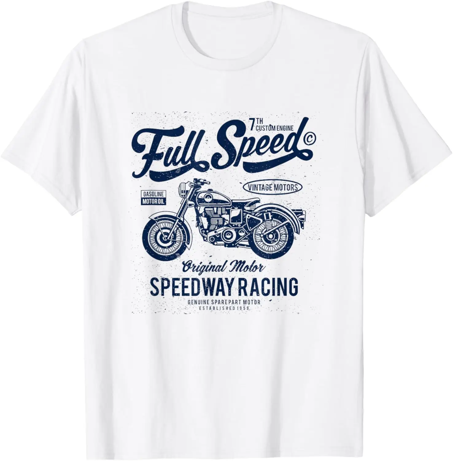 

VINTAGE RETRO MOTORCYCLE ADVERTISEMENT NOSTALGIA T-SHIRT Motorcycle