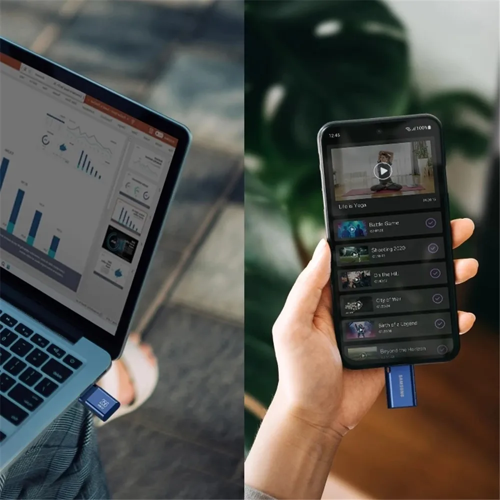 SAMSUNG سامسونج Type-C USB فلاش حملة 256G 128G 400 برميل/الثانية 64GB القلم محرك USB 3.1 بندريف ذاكرة عصا للكمبيوتر/دفتر/الهاتف الذكي/قرص