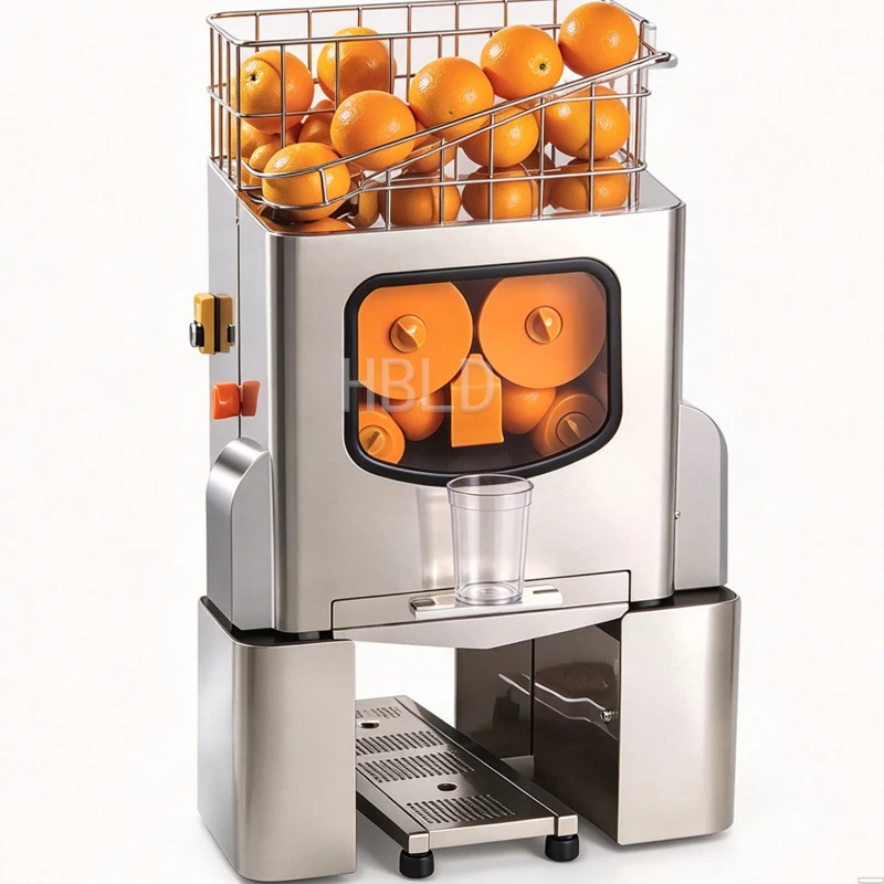 Commercial Orange Juicer Automatic Citrus Juice Extractor Stainless Steel Beverage Processing Machine
