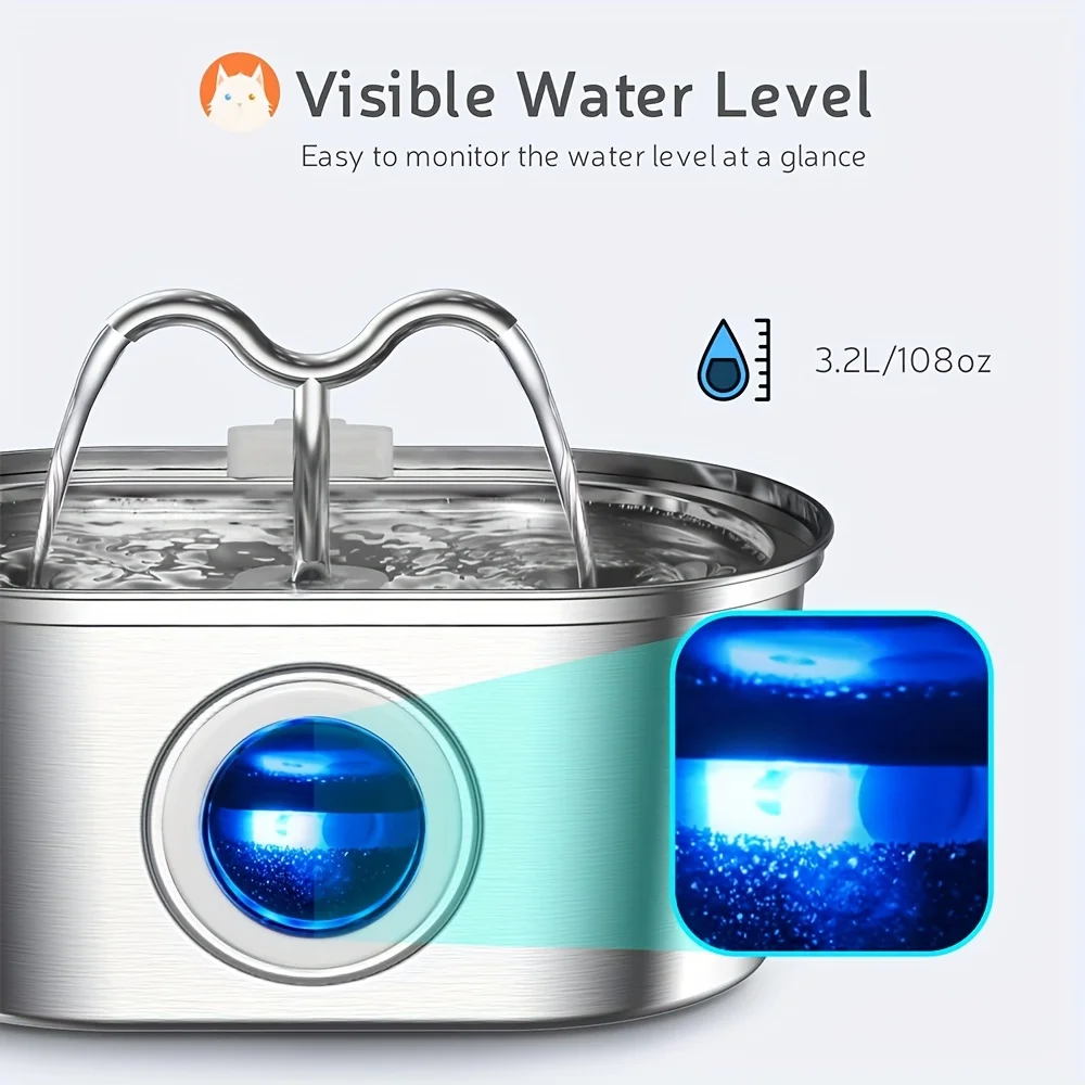 

Plug in Model Interface Square Window Stainless Steel Faucet Water Dispenser with Bidirectional Faucet