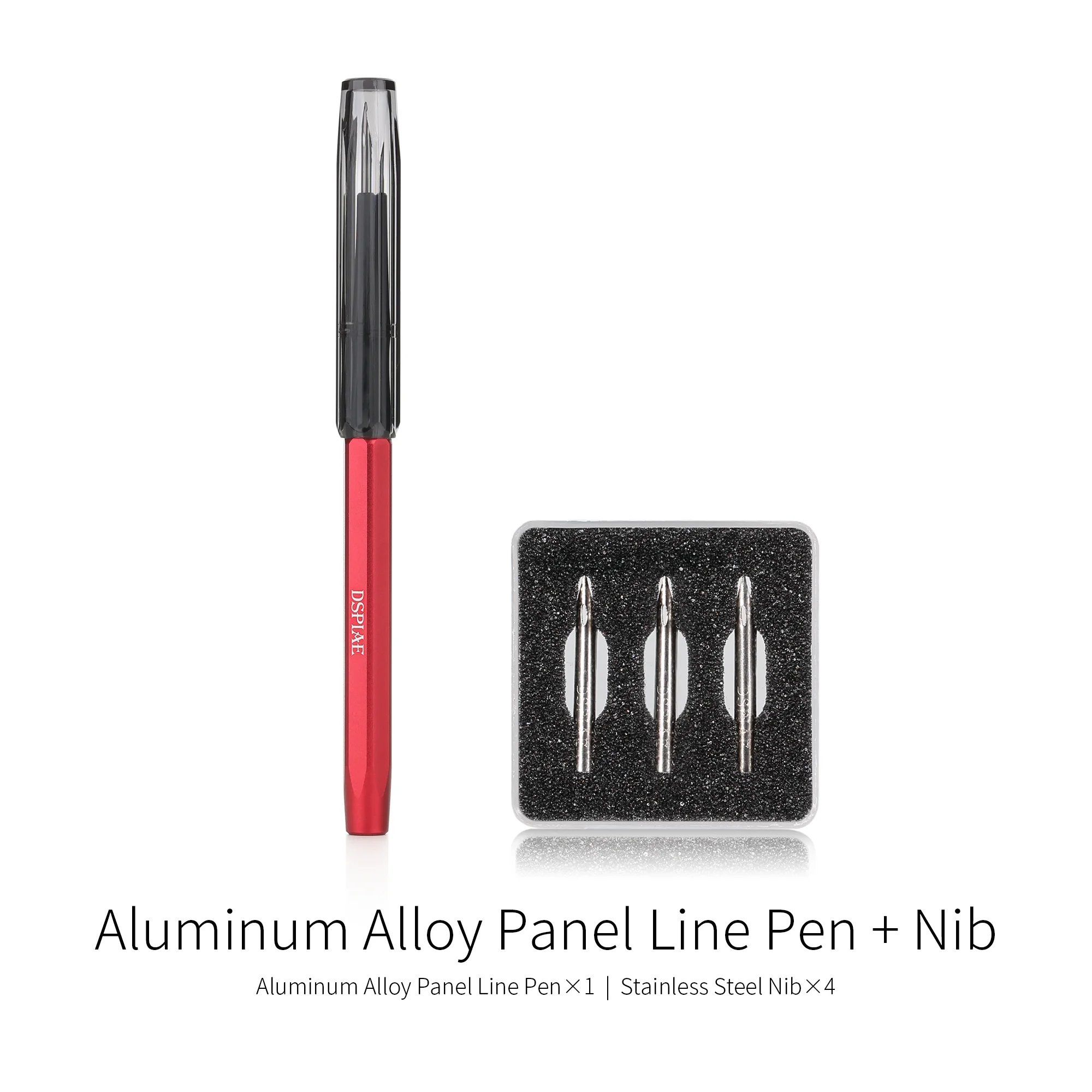 

New DSPIAE AT-PL Pro Aluminum Alloy Panel Line Pen Anti-Roll Hexagonal Barrel Ergonomic Stainless Steel Nib for Model DIY Tool