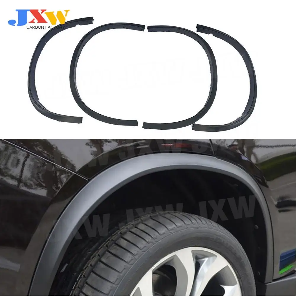 Side Bumper Wide Body Wheel Eyebrow for BMW F15 X5 SUV 4 Door 2014 2015 2016 PP Black Wide Body Wheel Eyebrow Car Accessories