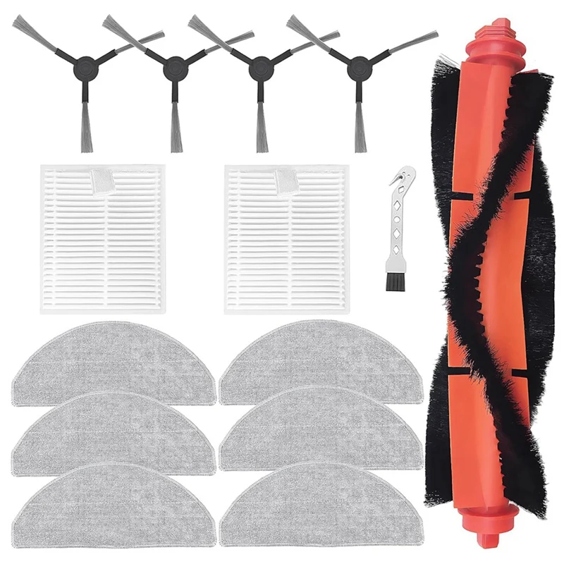 BEST For Lubluelu L20 Honitur V8 Pro Robot Vacuum Cleaner Main Side Brush Hepa Filter Mop Cloth Accessories