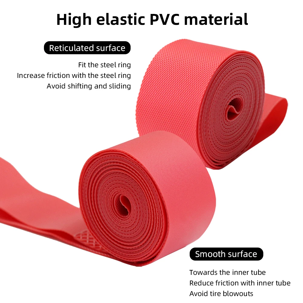 MOTSUV Bicycle Rim Strip Tire Liner Tube Protector PVC Rim Tape Road Cycling 700C26 27.5 29 inch Bike Fixed Belt Tyre Proof Tape